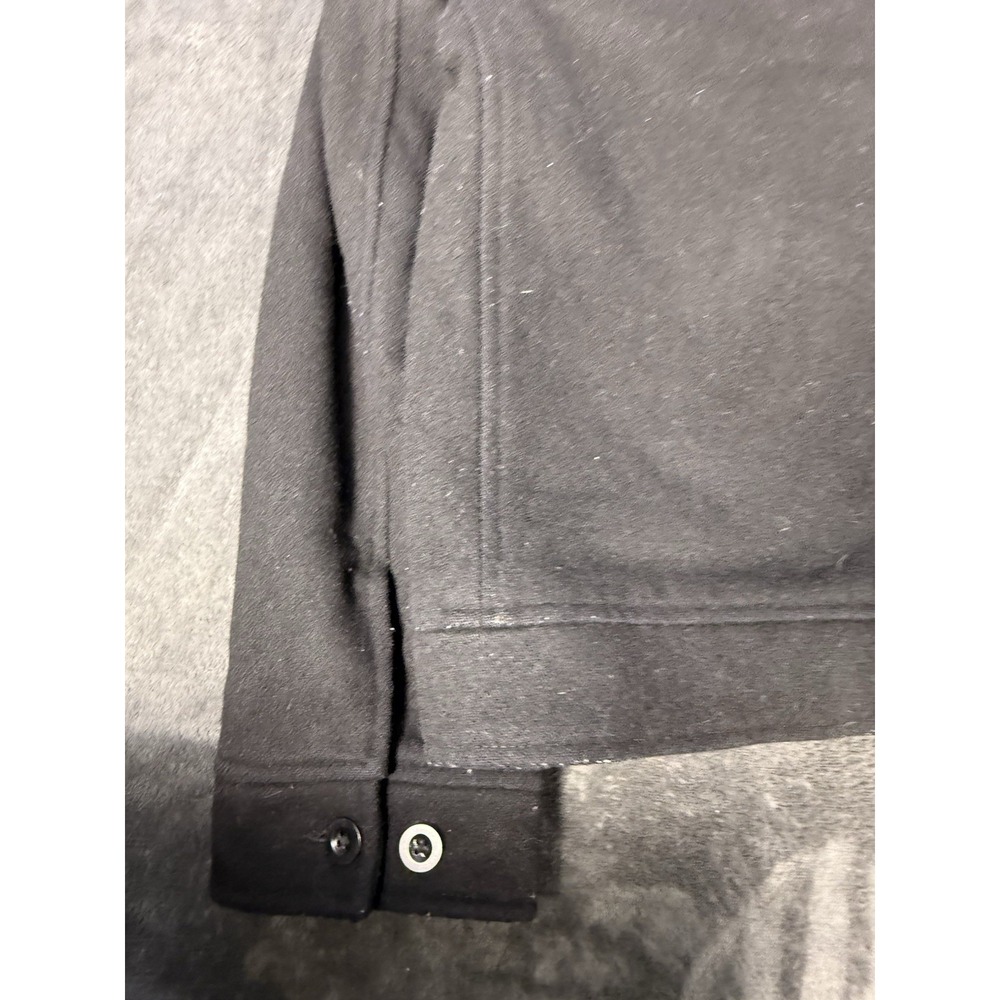 Vintage Gap Wool Deck Coat y2k Harrington Jacket Small men's black quilted Sz M - Picture 9 of 9